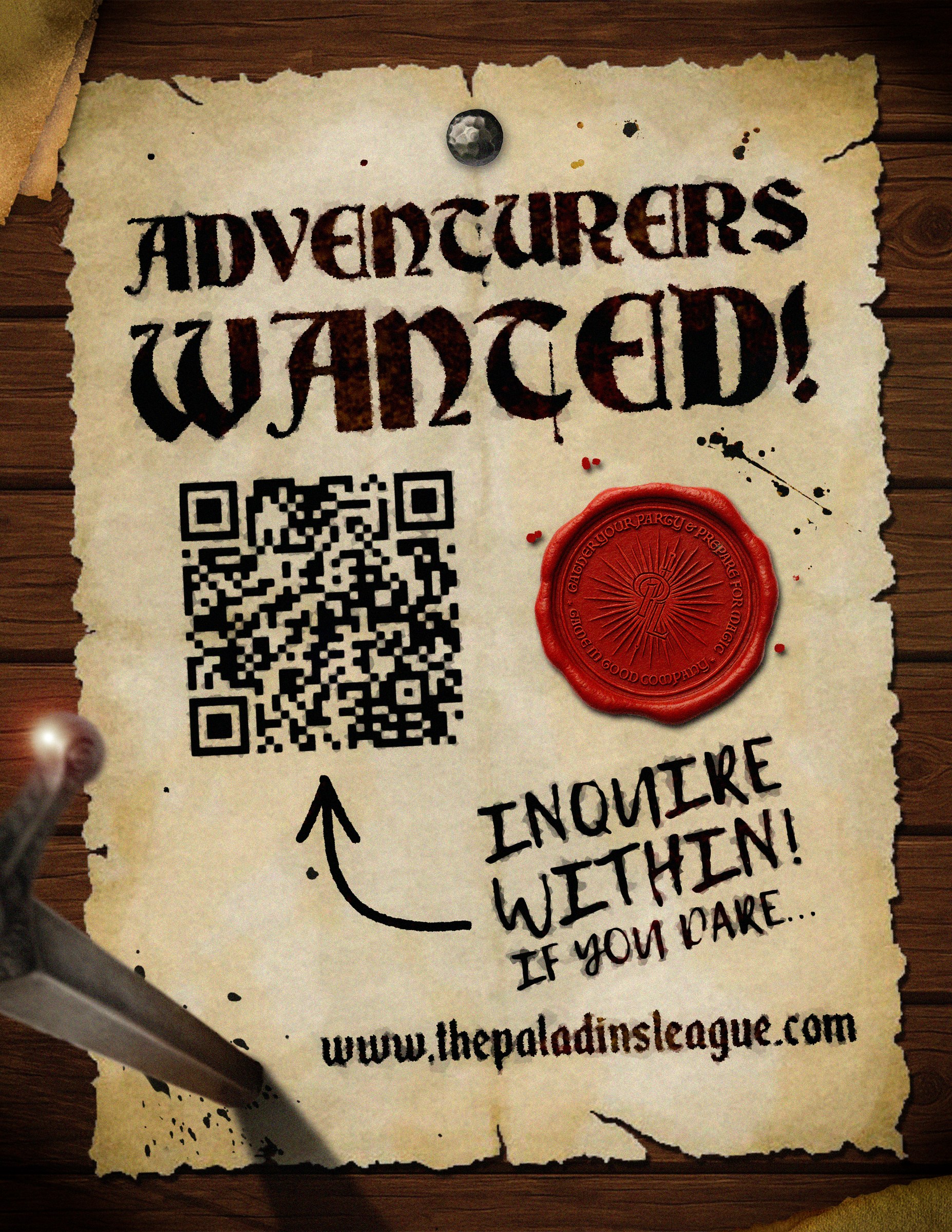 Paladins League Flyer